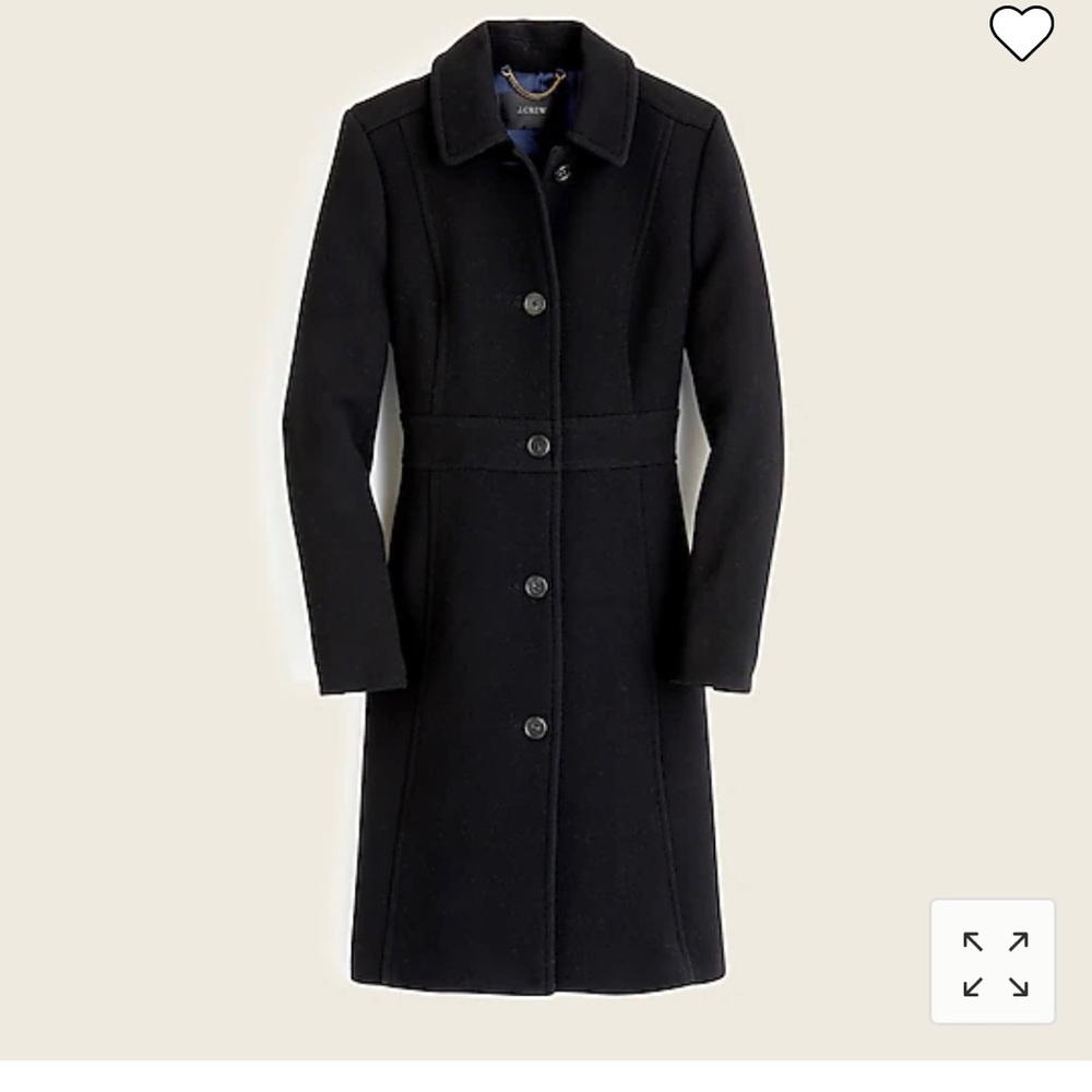 JCREW Classic lady day coat in Italian double-cloth wool with Thinsulate®